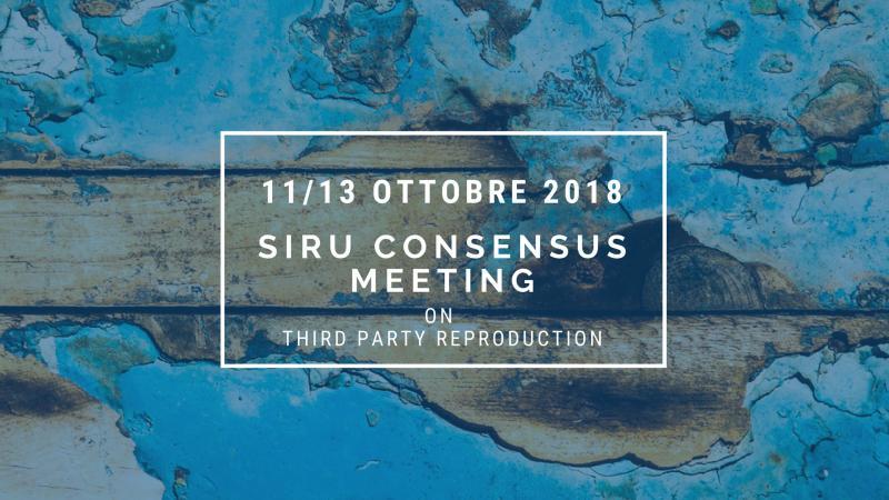 SIRU CONSENSUS MEETING ON THIRD PARTY REPRODUCTION 