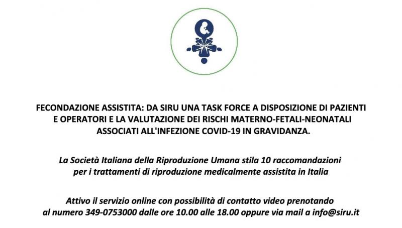 DA SIRU UNA TASK FORCE A DISPOSIZIONE DI PAZIENTI
